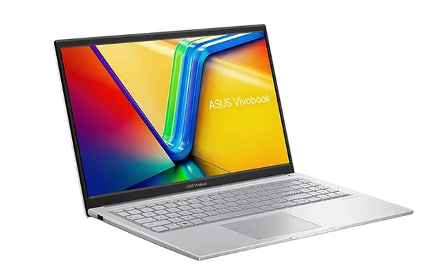 در این عکس یک لپ تاپ Vivobook F1504VA-NJ826 ایسوس i7 16GB ا ۱۵.۶ اینچی نمایش داده شده است.
